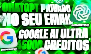 Google Ai 3 Ultra Com 45000 Créditos E Veo 3 Ilimitado - Premium