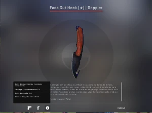 Faca Gut Hook (★) | Doppler Nova De Fabrica - Counter Strike CS