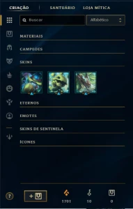 Conta unranked, 167 champs, 115 skins/antigo elo emerald III - League of Legends LOL