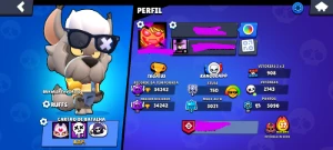 Conta de Brawl com 83 Brawler na promoção - Brawl Stars