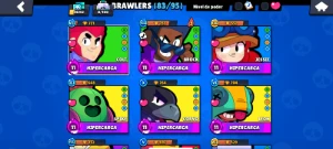 Conta de Brawl com 83 Brawler na promoção - Brawl Stars
