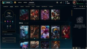 CONTA LEAGUE OF LEGENDS - PRATA 3 - SEASON 3 LOL