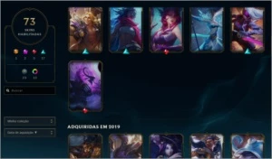 Conta lol gold 3 73 skins - League of Legends