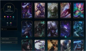 Conta lol gold 3 73 skins - League of Legends