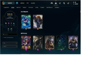 Conta D4(65%) 255 skins - League of Legends LOL