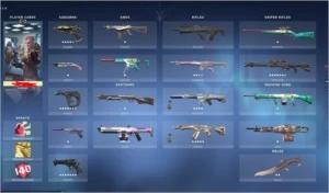 conta valorant muitas skins