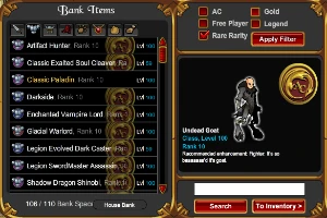 Conta Aqw 14Anos Pets E Classes Raras, Lvl Max, 2 Heromarts - Adventure Quest World