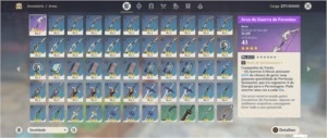 Genshin impact conta com Qiqi+ningguang+fischl+xingqiu...