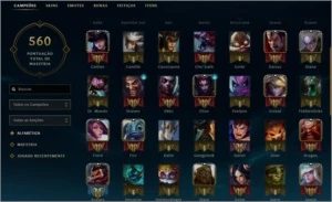 Conta LOL : todos campeões e varias skins - League of Legends