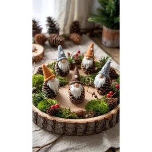 Kit com 10 Pinhas Naturais da Serra Gaúcha - Artesanato e Personalizados