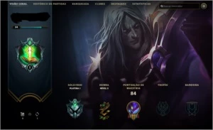 Conta Platina 1 MMR D3 - League of Legends LOL