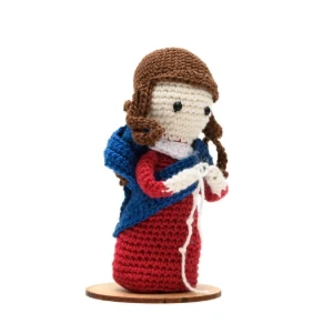 Nossa Senhora Desatadora de nós em amigurumi - Artesanato e Personalizados