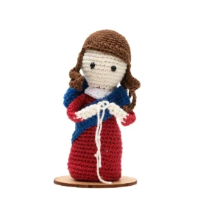 Nossa Senhora Desatadora de nós em amigurumi - Artesanato e Personalizados
