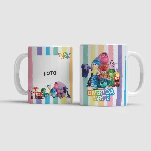 Arte Digital para caneca Divertidamente