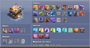 Conta clash of clans cv 11 + Clash Royake
