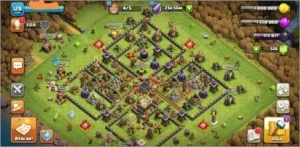 Conta clash of clans cv 11 + Clash Royake