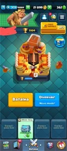 Conta com deck de log bait bom - Clash Royale