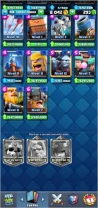 Conta de Clash Royale lvl10 Arena 14