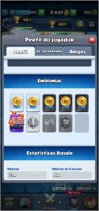 Conta de Clash Royale lvl10 Arena 14