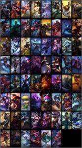 Conta de LoL, Criada S1, tem muitas skins e icones antigos - League of Legends