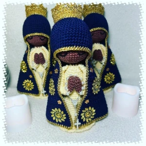 Nossa Senhora Aparecida em Amigurumi