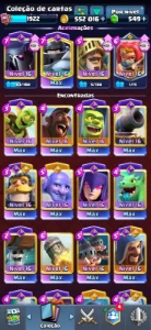 Conta Clash Royale 13K de trofeus faltando 4 evos e 5 herois