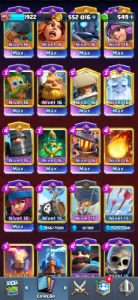 Conta Clash Royale 13K de trofeus faltando 4 evos e 5 herois