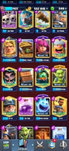 Conta Clash Royale 13K de trofeus faltando 4 evos e 5 herois