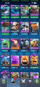 conta top clash royale lv 57 (muito upada)