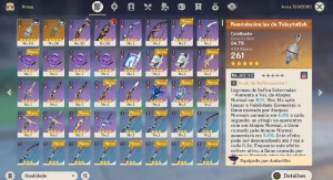 AR30-Scaramouche com BIS + Xiao com BIS + Diluc + 5 tiros - Genshin Impact