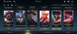 Conta De Wild Rift + 146 Skin Total, 23 Lendária, Rank Ouro. - League of Legends: Wild Rift LOL WR
