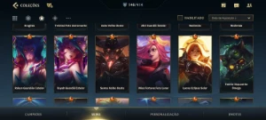 Conta De Wild Rift + 146 Skin Total, 23 Lendária, Rank Ouro. - League of Legends: Wild Rift LOL WR