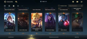 Conta De Wild Rift + 146 Skin Total, 23 Lendária, Rank Ouro. - League of Legends: Wild Rift LOL WR