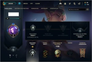 Conta prata 2 com 50 Champs e 33 Skins + 1 Croma - League of Legends LOL
