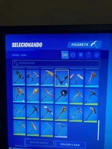 Conta fortnitedesde a season 3 com muita skin comprada