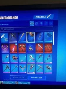 Conta fortnitedesde a season 3 com muita skin comprada