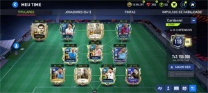 Conta fifa mobile ger 118