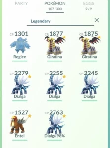 Conta Pokémon GO nível 25