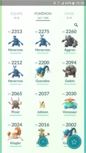 Conta de Pokémon GO