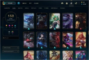 CONTA LOL 150 SKINS - League of Legends
