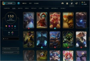 CONTA LOL 150 SKINS - League of Legends