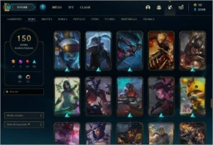 CONTA LOL 150 SKINS - League of Legends