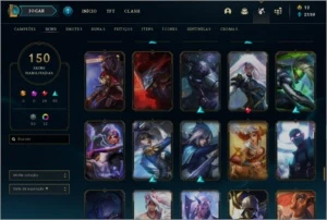CONTA LOL 150 SKINS - League of Legends