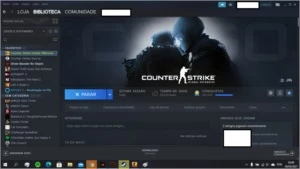 CONTA STEAM CSGO LEVEL 45 MAIN BRABA - Counter Strike