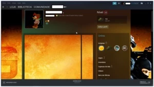 Conta CSGO Steam lvl10 Deslimitada Ouro 4 - Counter Strike