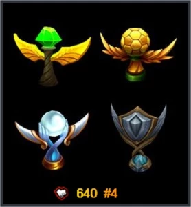 Borda Platina/Elo atual Gold 4 e 1/88champs/35skins/6runas - League of Legends LOL