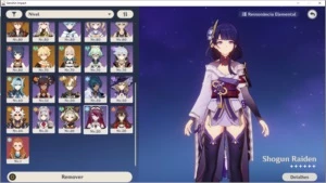 AR57, 14 chars 5*, 5 armas 5*, 38 dias de benção - Genshin Impact