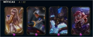 Conta lol premium com várias skins raras - League of Legends