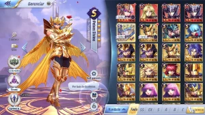 Saint seiya Awakening com mais de 3500 Gemas Avançadas SSA