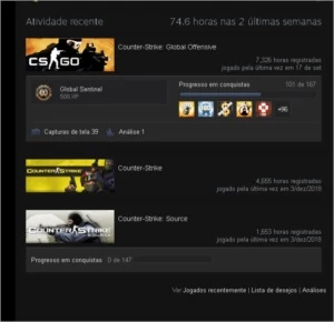 Conta lv 20 gc com skin - Counter Strike CS